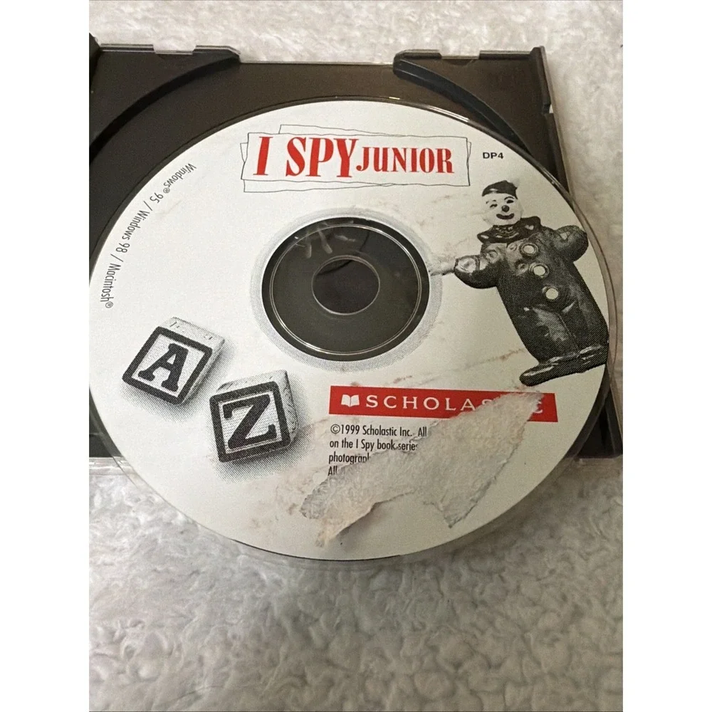 I Spy Junior Scholastic 1999 PC CD ROM Parents Guide WIN MAC VTG Ages 3-5